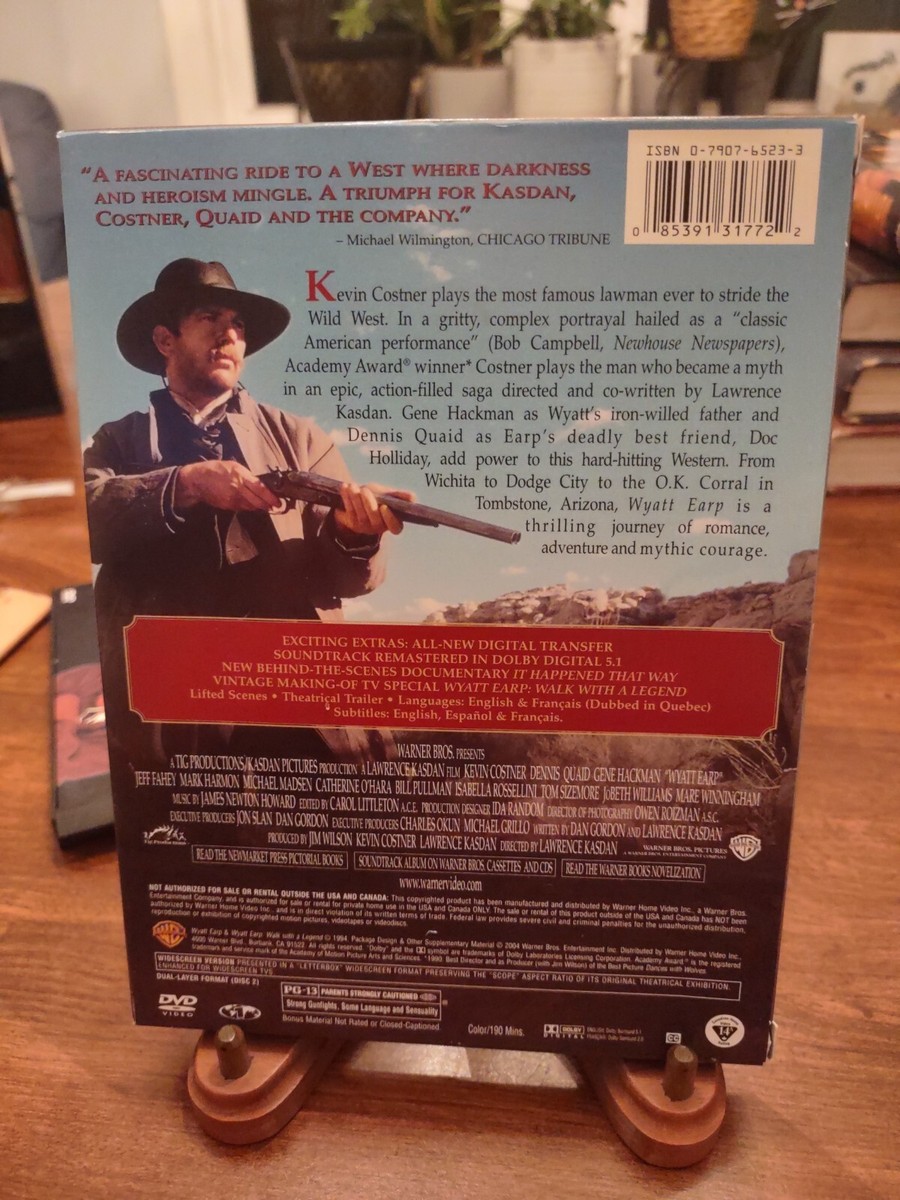 Wyatt Earp (DVD, 2004, 2-Disc Set, Special Edition) 85391317722| eBay