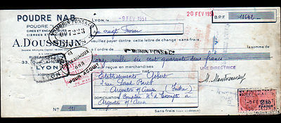 LYON (69) LAUNDRY POWDER FACTORY NAB & LIDO & WAX ''A. DOUSSELIN'' in 1951