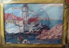 Rto Printed Needlepoint kit Tapestry Gobelin 30x40 Cm Light House