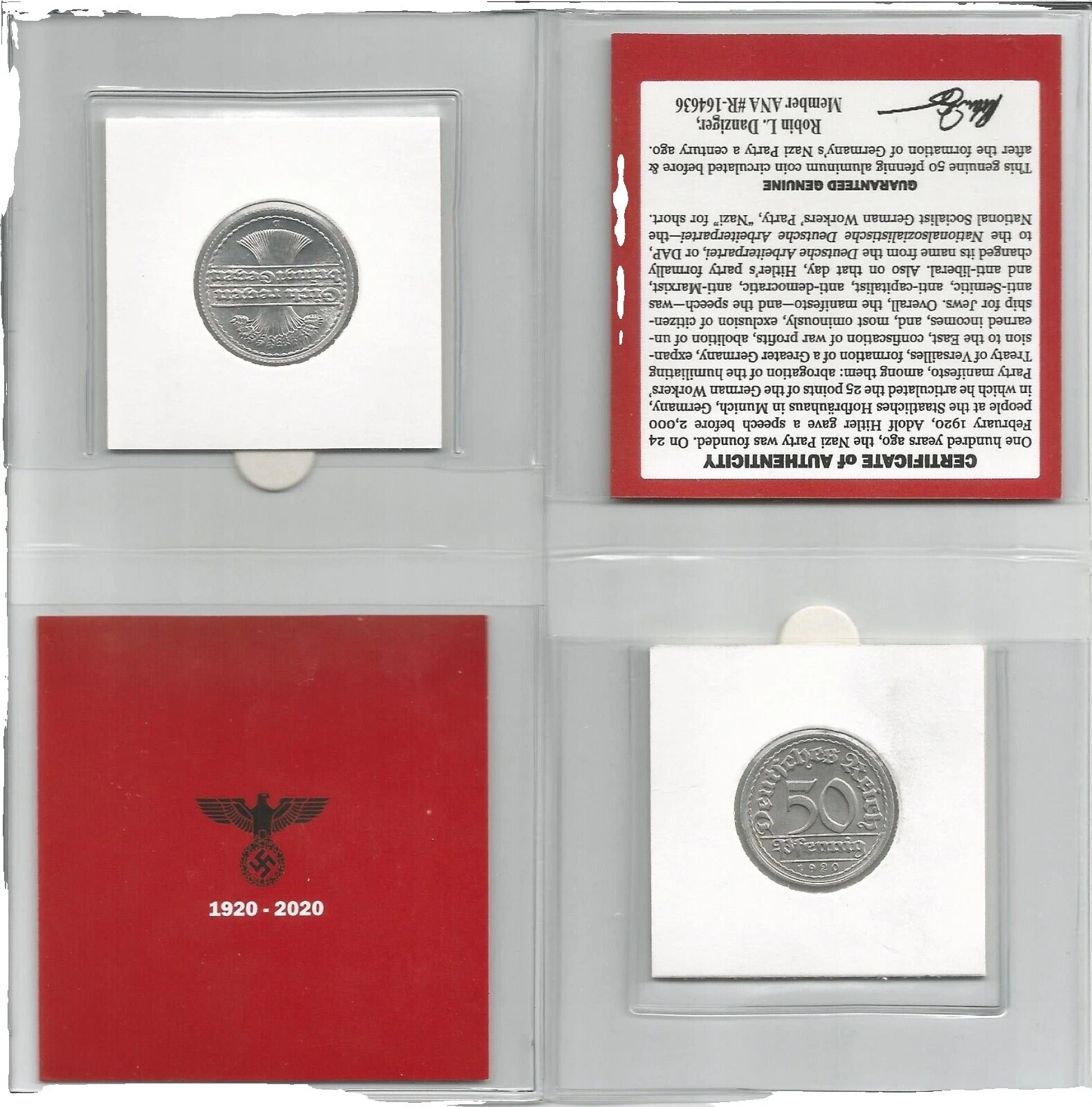 1920 Year Uncertified Bullions