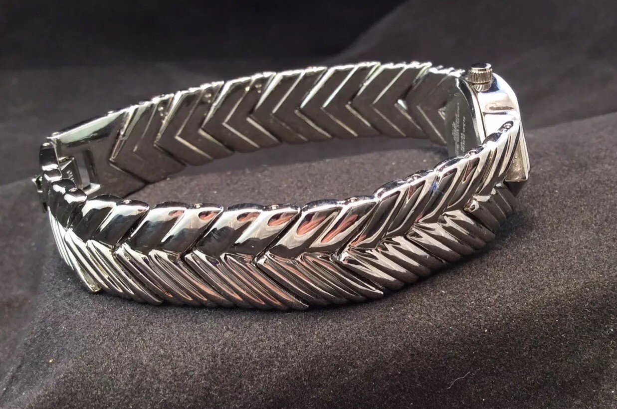 Claremont Ladies Blue Dial Quartz Silver Tone Bracelet watch New