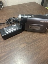 JVC Video Compact Camcorder VHS-C w/ Charger For Parts Repair Untested