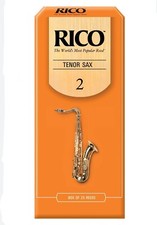 25 Pack Rico Tenor Sax Saxophone Reeds 2 Strength 2 / RKA2520