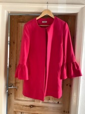 Soon Criese Pink Jacket Frills On Cuff Size 16