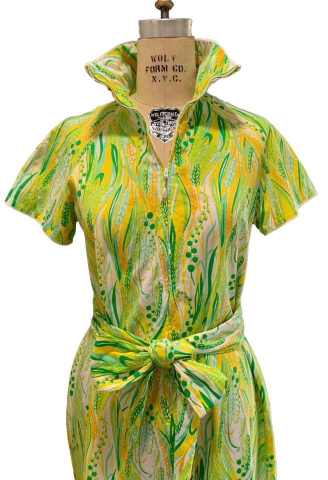 De colección Años 70 Para Mujer DAVID BROWN CALIFORNIA SS Cremallera Frontal Caftán - Talla S Foto 2 de 4