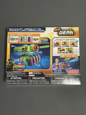 Hasbro NERF Assembler Gear Marvel Avengers Infinity War Hulk E0612