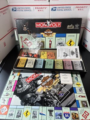 Monopoly Harley-Davidson Motorcycles: Live to Ride Edition - Complete Board Game