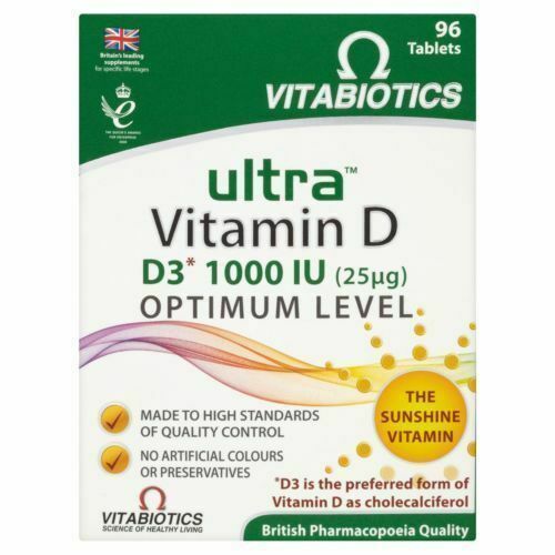 Vitabiotics Ultra Vitamin D 96 Tablets For Sale Online Ebay