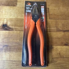 FUJIYA Side Cutting Linesman Pliers 1050-175 - 7.5 Inch Orange New