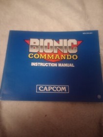 Bionic Commando: UK NES Game Cartridge, Instructions & Sleeve - No Box Nintendo