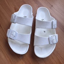 Birkenstocks size 33 white unisex