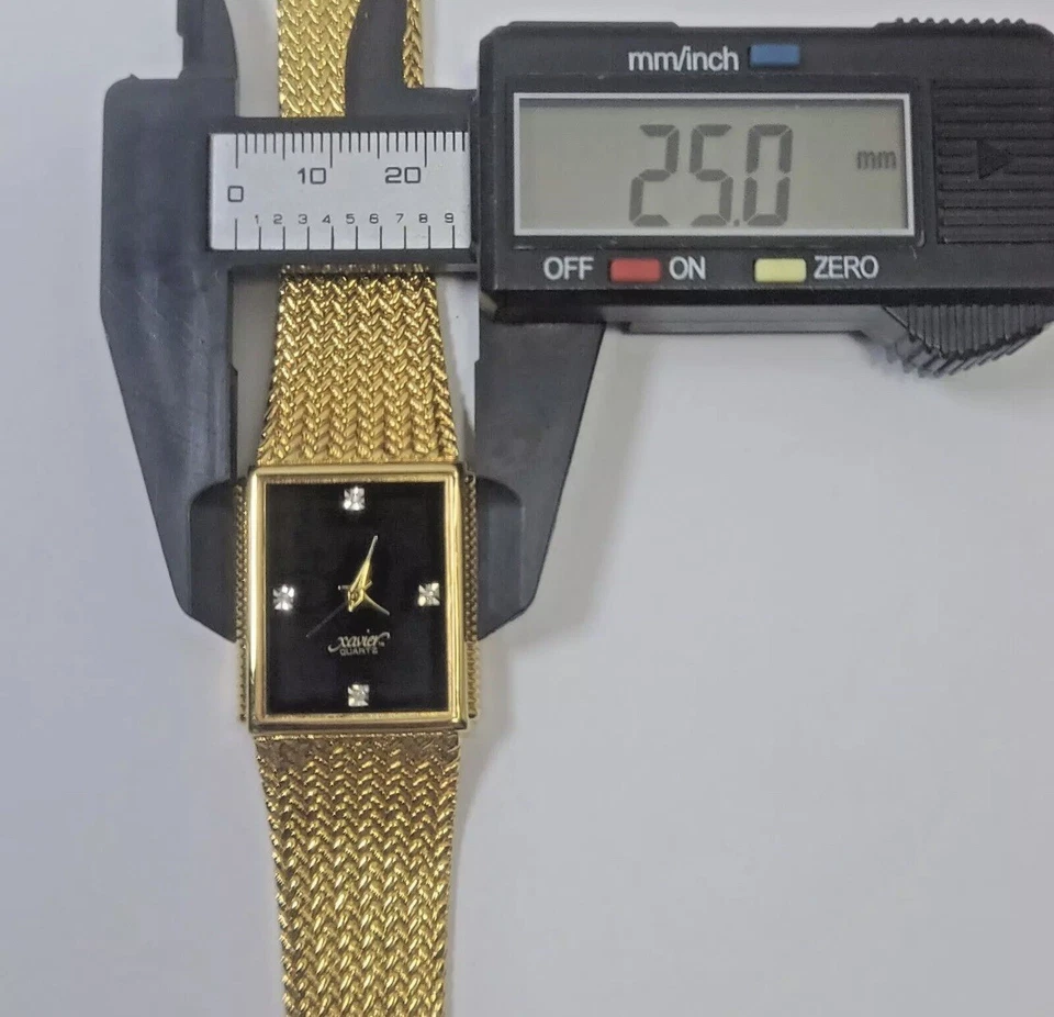 Xavier Quartz Masterpiece Genuine Diamond Womens Watch NEEDS BATTERY - Image 2 of 4