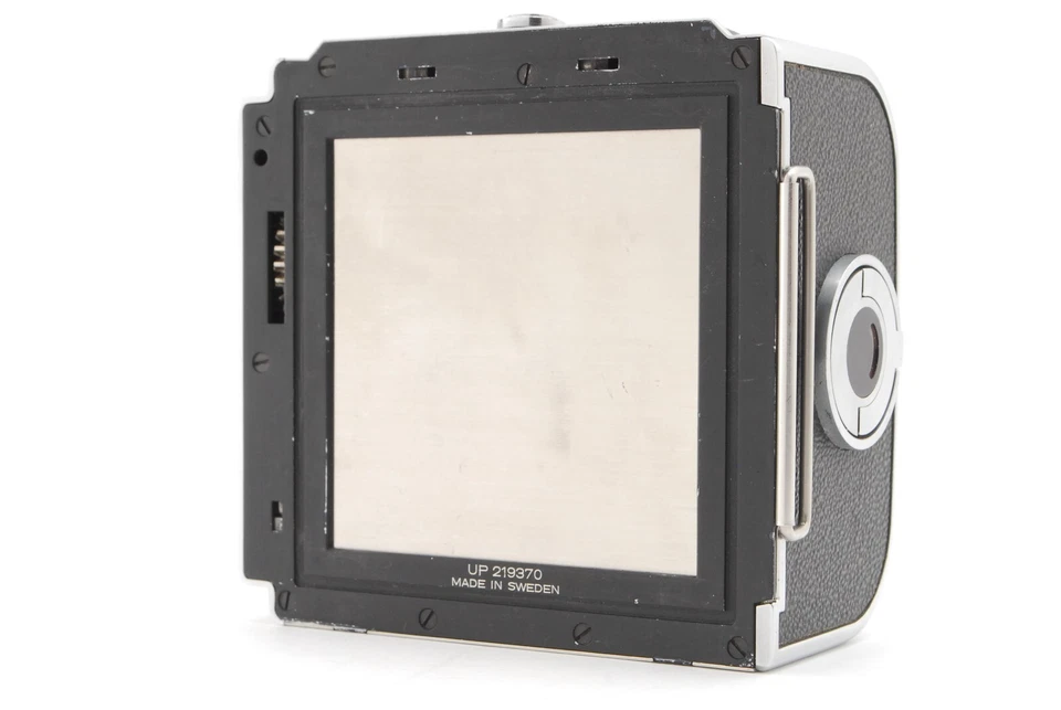 [COMO NUEVO] Cargador Hasselblad A16 S II cromado 4x4 parte posterior de película de Japón #27 Foto 3 de 4