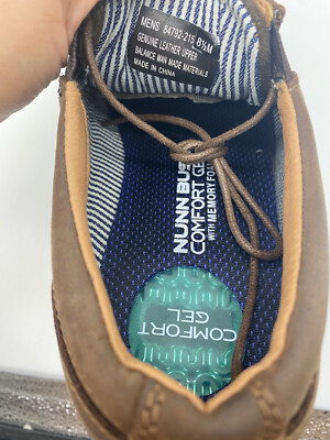 NEW Nunn Bush Comfort Gel Barklay PT Oxford Mens Shoe SZ 8.5 In