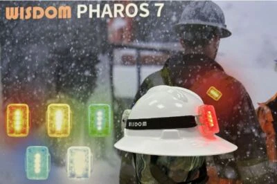Wisdom Pharos 7 Personal Safety Strobe Light MSHA CERTIFIED