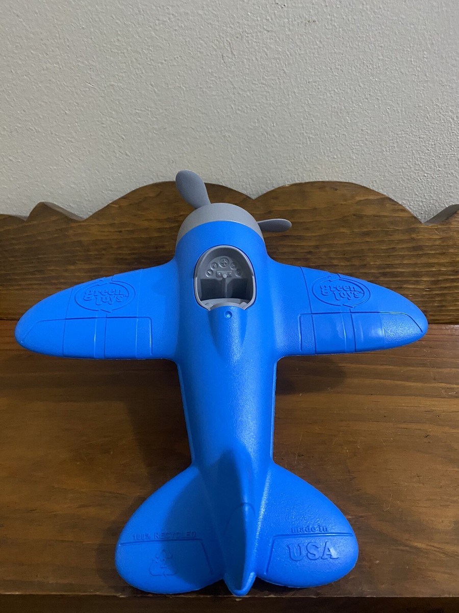 Airplane Toys Leksaksborgen Airplane, Blue Wings Green Toys