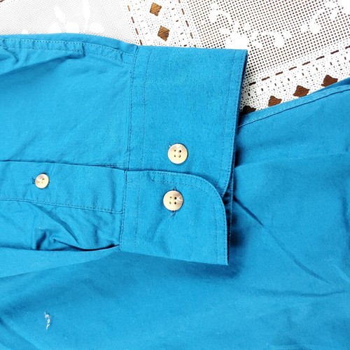 Trader Bay Vintage Button Up Shirt Size M Medium Sears New NWT Deadstock #e89 - Picture 4 of 11