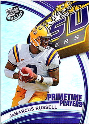 2007 Press Pass Primetime Players Football #PP-2 JaMarcus Russell