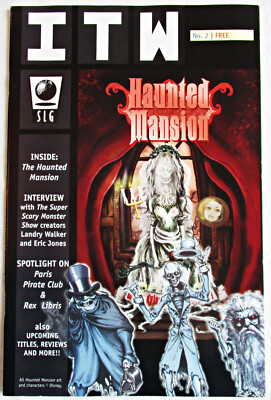ITW In the Works #2 Haunted Mansion preview 1st 2005 SLG Slave Labor Disney