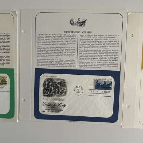 Stamps First Day of Issue stamps. Bundle 5. Abe Lincoln. Boston Tea Party. - Picture 4 of 10