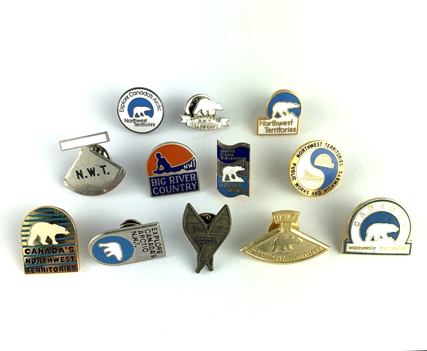Lot of 12 Northwest Territories Lapel Hat Pins Canada eBay