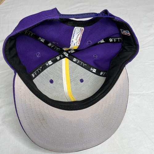 New Era 9FIFTY Los Angeles Lakers Purple 2019 NBA Draft Snapback Hat Men - Picture 6 of 10