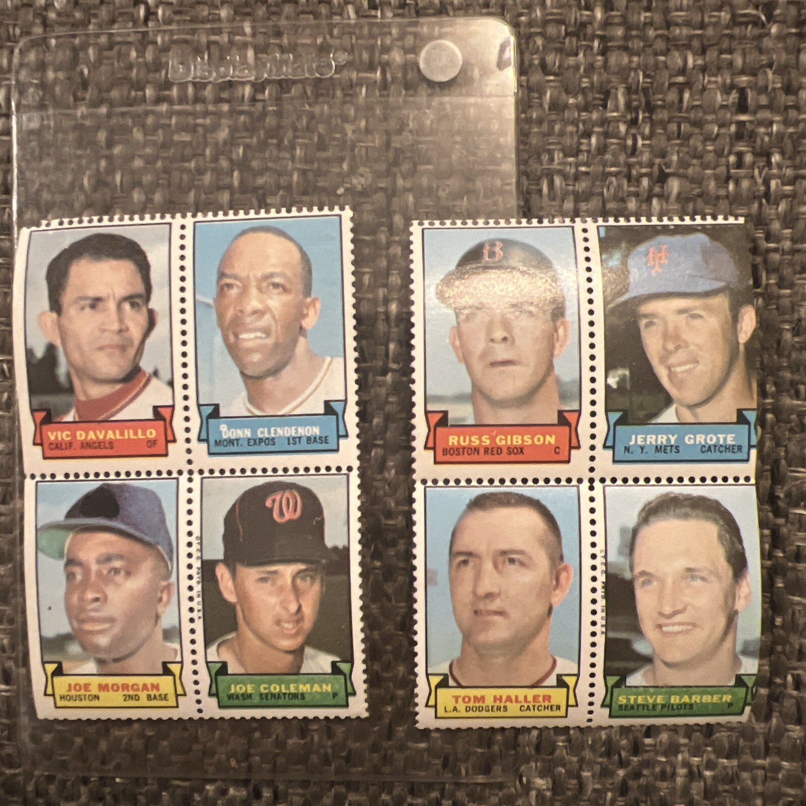 1969 Topps Baseball Stamps Houston Astros Joe Grote