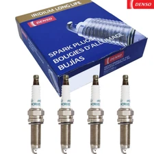 Genuine Set of 4 DENSO Iridium Long Life Spark Plugs SXU22HCR11S / 3461