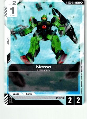 Set Of 4 Nemo GD02-080 C Dual Impact Gundam Lightly Played
