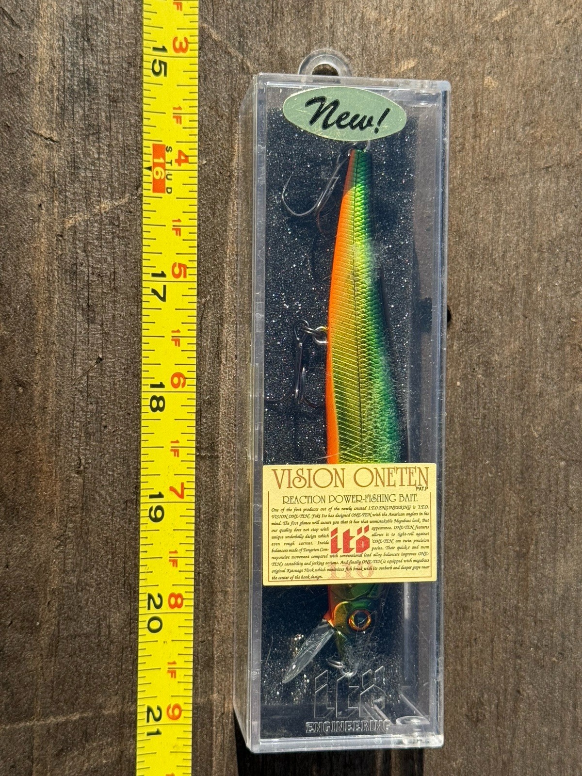 SUPER TUFF FIND “2002”Megabass ITO VISION ONETEN 110  SHAD color NOS UNKNOWN:) - Image 2