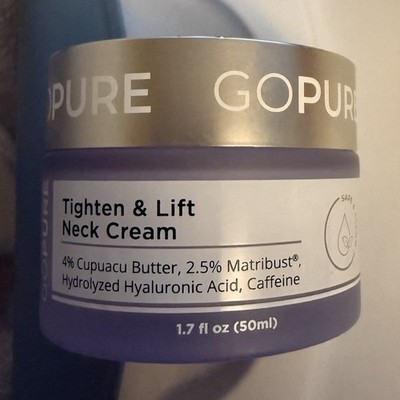 GOPURE Tighten & Lift Neck & Decollete Cream Hyaluronic Acid 1.7 fl oz 6005D