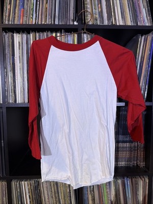 Champro Sports Adult Athletic T Shirt Baseball Jersey Tee Long Sleeve Small Red