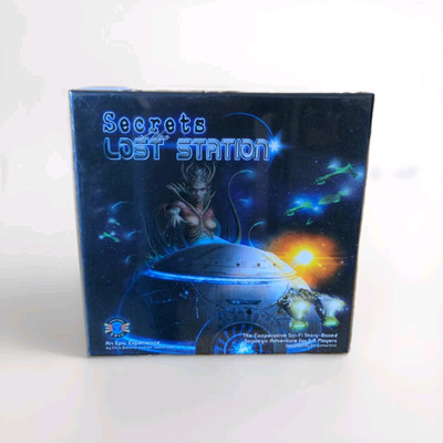 SECRETS OF THE LOST STATION Kooperatives Sci-Fi Action Brettspiel SEALED - A31