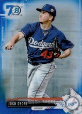 2017 Bowman Chrome Minis 70th Anniversary Logo Refractor 36/70 Josh Sborz 0f6