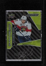 2019-20 Upper Deck Engrained Synthesis Carbon Fiber Aleksander Barkov Auto 2d8