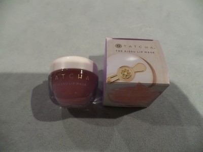 NEW TATCHA The Kissu Lip Mask Japanese Peach Lip Jelly 0.32 oz/9 g Full Size NIB