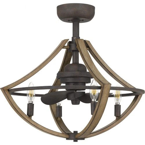 Shire - 24W 4 LED Fandelier in Transitional style - 23.25 Inches wide by 16.25 - Picture 2 of 6