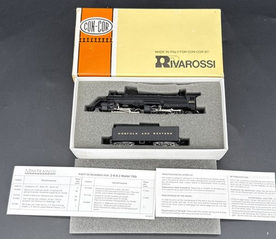 #ad #ad Con Cor 0001 03201D N Scale Norfolk And Western 2 8 8 2 Mallet Steam Locomotive $249.99