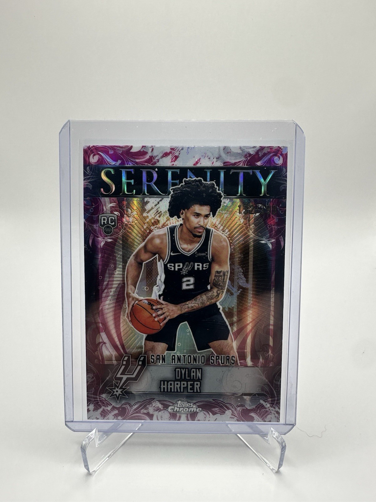2025-26 Topps Chrome - Serenity Dylan Harper #SY-12 Magenta Refractor 132/399