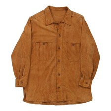 70er Jahre Overshirt ohne Marke - großes bra...