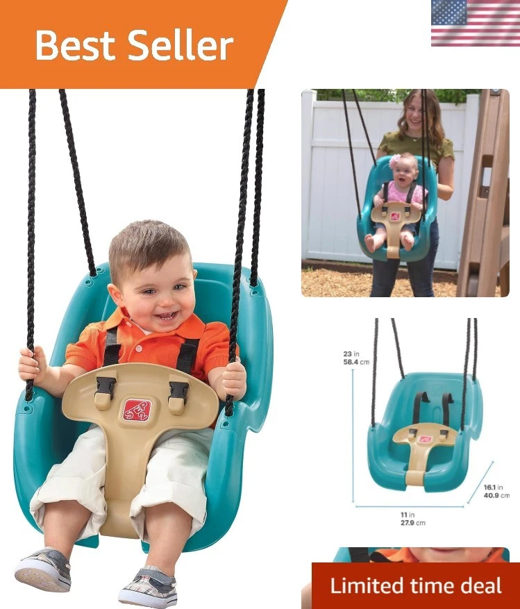 Infant to Toddler Swing, Baby Outdoor Swing, Backyard Bucket Style Swing Seat...
Opens in a new wind