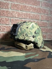 NEW Gentex Ach Ballistic Helmet Medium Aor2 Devgru Navy Seal Wilcox Nvg Mount