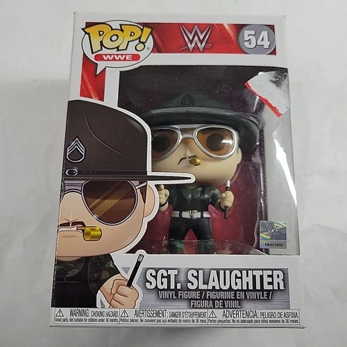 Funko Pop! WWE: Sgt Slaughter #54 Vaulted Free Shipping Professional Wrestling