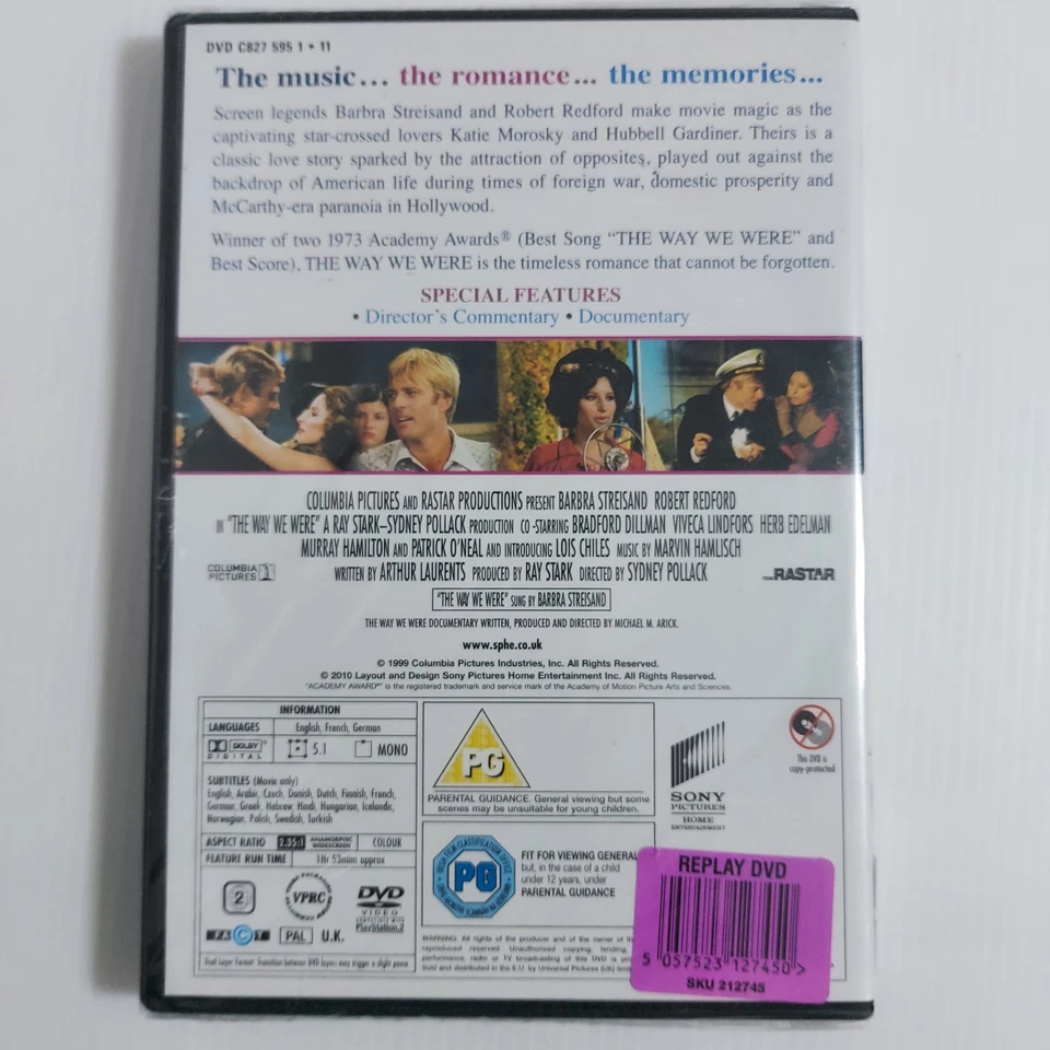 DVD Drama The Way We Were 1973 + Yentl 1983 – Barbra Streisand romantic classic  - Image 4 of 4
