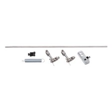 Edelbrock 1032 94 Carb Throttle Linkage Rod Kit Dual Carb Standard