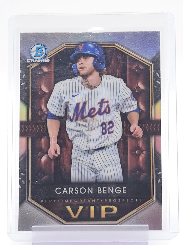 CARSON BENGE 2025 BOWMAN CHROME VIP #VIP-17 METS Q7262