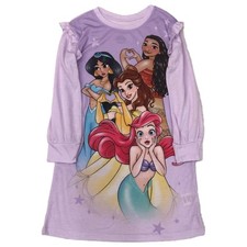 Disney Princess Girls Purple Nightgown Long Sleeve