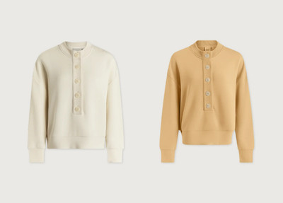 Brand New Reena Button Front Sweat Multiple Colors and Sizes Available