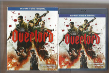 Overlord Blu-Ray, DVD, 2018, Digital, Slipcover  LIKE NEW