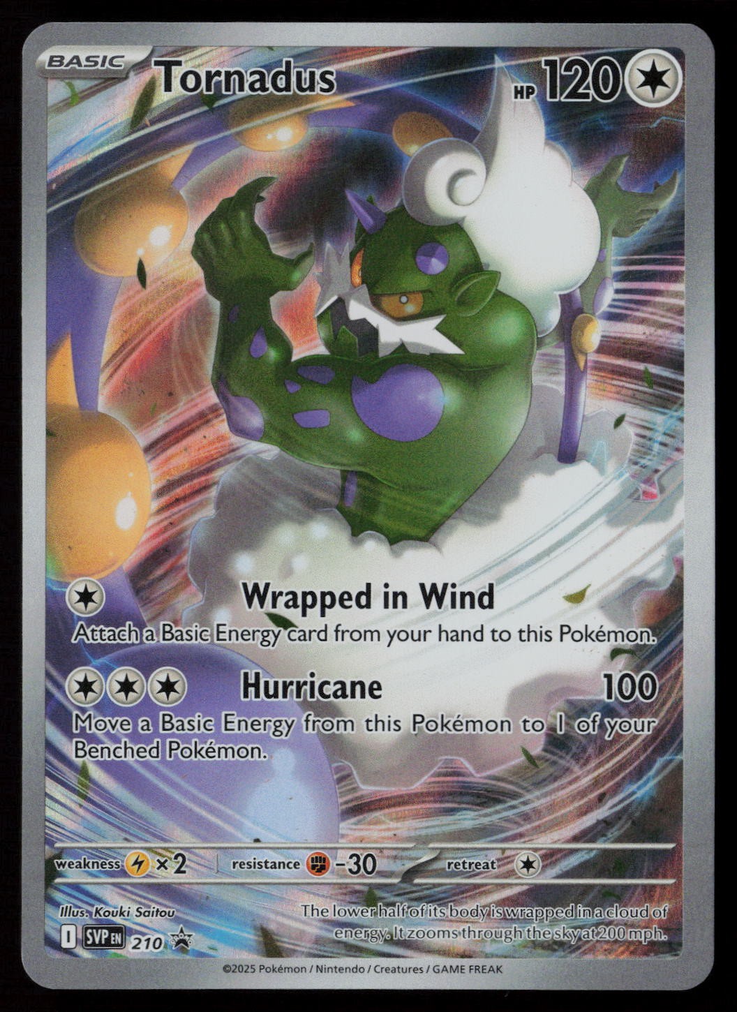 Tornadus Holo Promo SV: Scarlet & Violet Promo Cards 210 NM